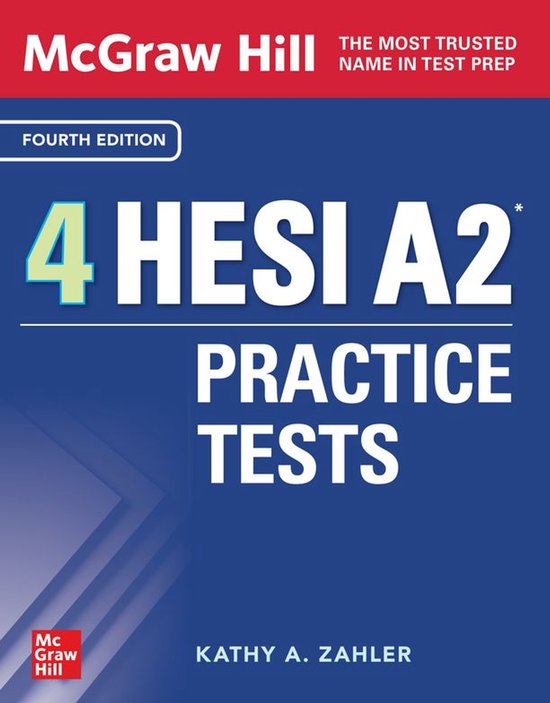 McGraw-Hill 4 HESI A2 Practice Tests, Fourth Edition - cover