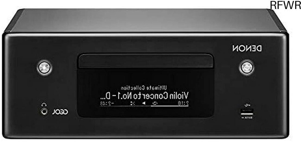 RFWR® Stereo Receiver met CD-speler, Radio, Bluetooth, WiFi, Airplay 2 en Muziekstreaming - Zwart