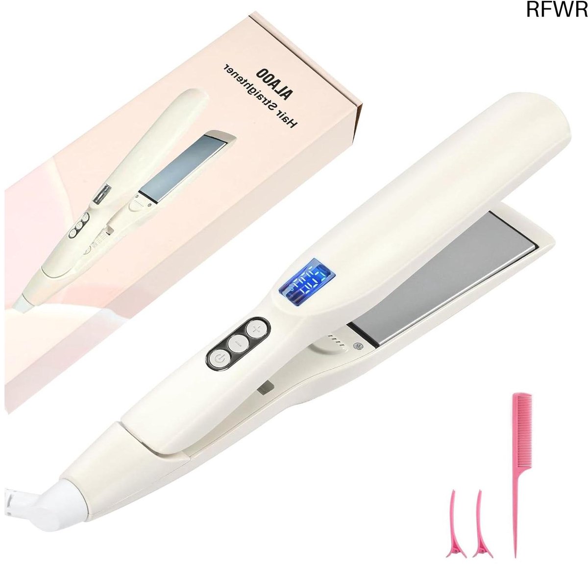 RFWR® Stijltang 2-in-1 voor het Krullen en Stijlen van Haar - Professionele Haarstyler met Temperatuurinstellingen