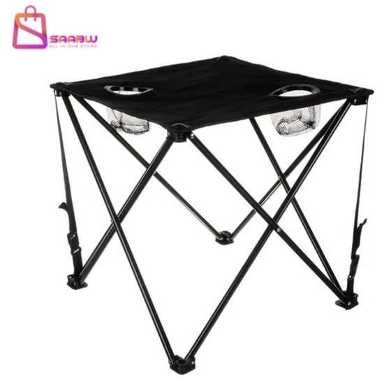 Kampeerset 3-delig - 2 opvouwbare visstoelen & tafel - kampeerstoel - kampeertafel - opvouwbare kruk - Buiten, vissen en kamperen - 55493 — afbeelding 4