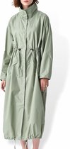 Dames regenjas met capuchon voor outdoor activiteiten - Waterdichte en ademende lichte jas voor dames - Lange outdoor poncho voor dames met windjack - Ideale regenjas voor wandelen en fietsen
