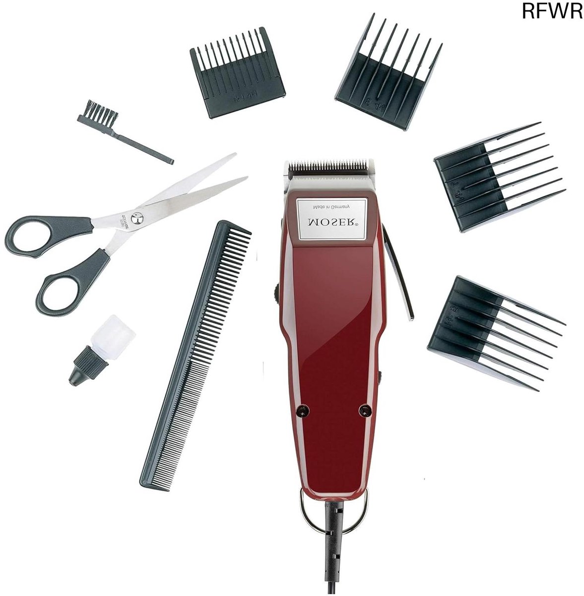 RFWR® Professionele Tondeuse voor Mannen met 5 Vergrendelbare Posities en Accessoires