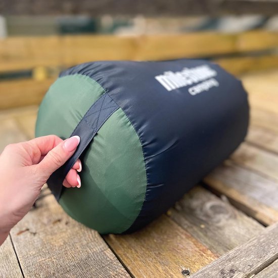 RFWR® Slaapzak met capuchon voor 3 seizoenen - Enkele envelop stijl, waterbestendig en lichtgewicht, ideaal voor kamperen van RFWR — afbeelding 2