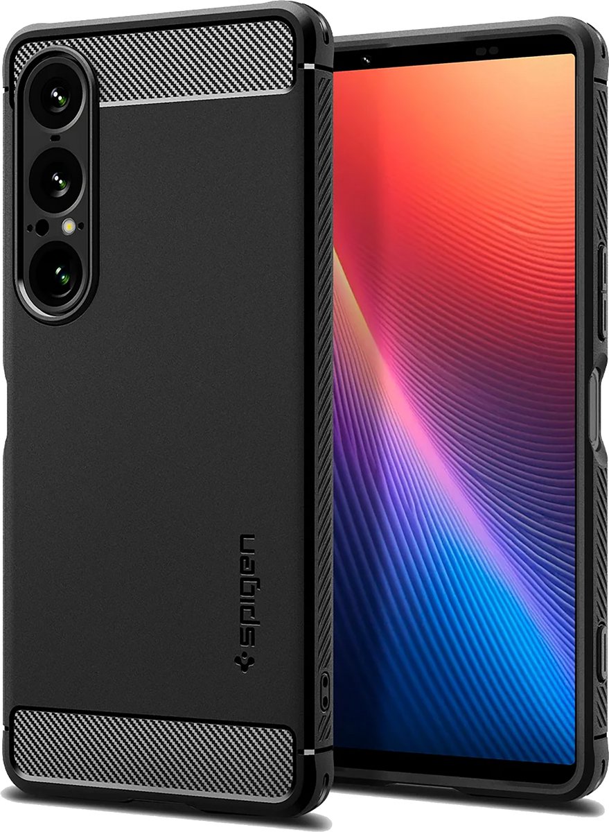 Spigen Rugged Armor Hoesje Voor Sony Xperia 1 Vii Beschermend Met Anti-Slip