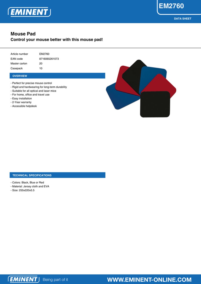 EWENT - EW2760 Eminent muismat