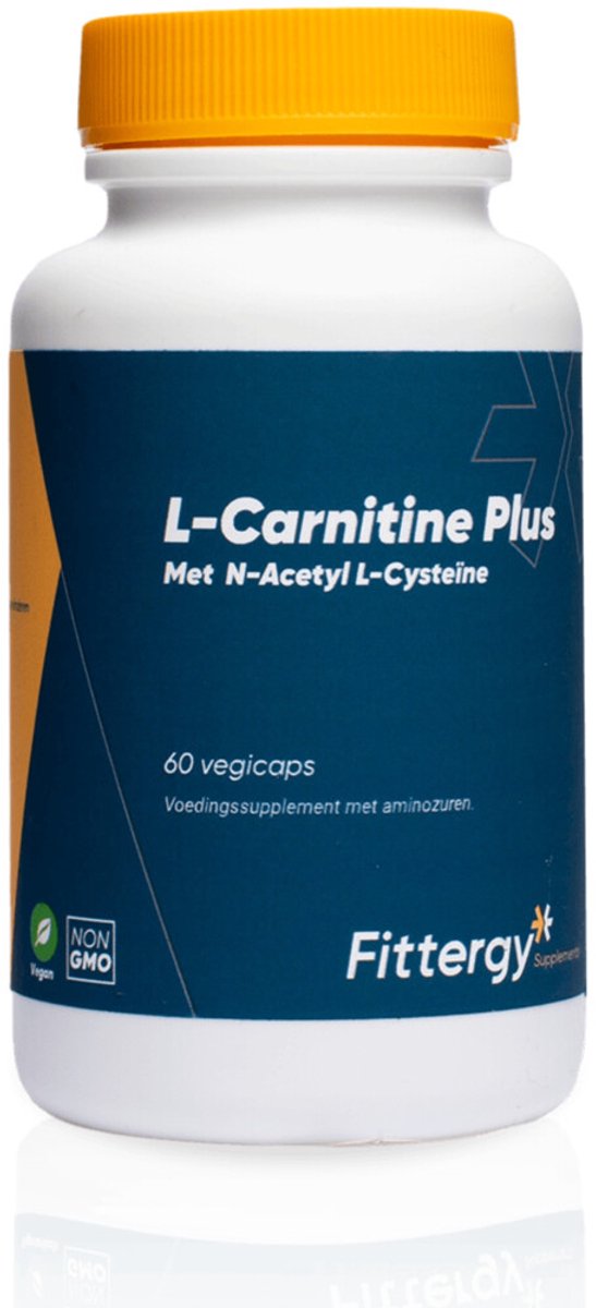 Fittergy Supplements L-Carnitine Plus - 2 x 60 capsules - Voordeelverpakking