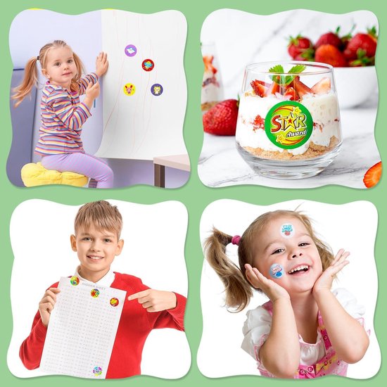 Beloningsstickers voor leraren - 1008 stuks woorden in 56 ontwerpen, 2