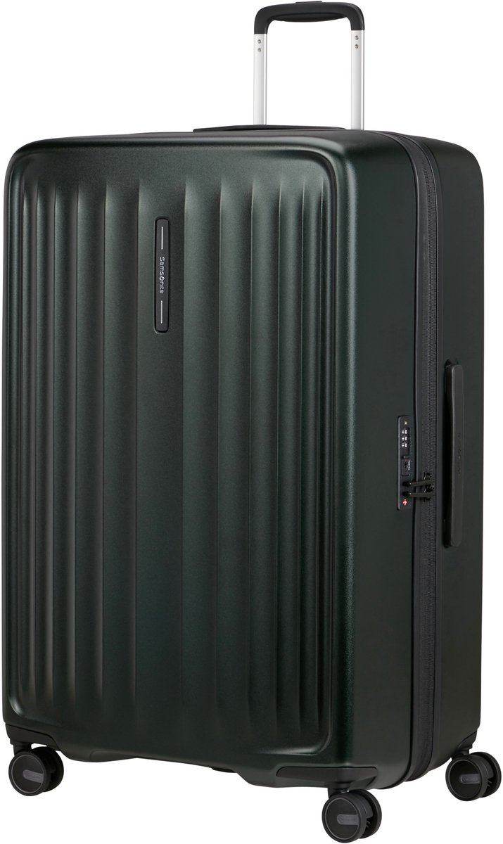 Samsonite Koffer - Fyrm spinner 77/28 uitbreidbaar - Deep green - 3.9 kg - 123 l