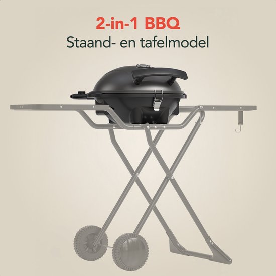 Carmy CR 6612 – Elektrische BBQ met afneembare grill Carmy CR 6612 – Elektrische BBQ met afneembare grill