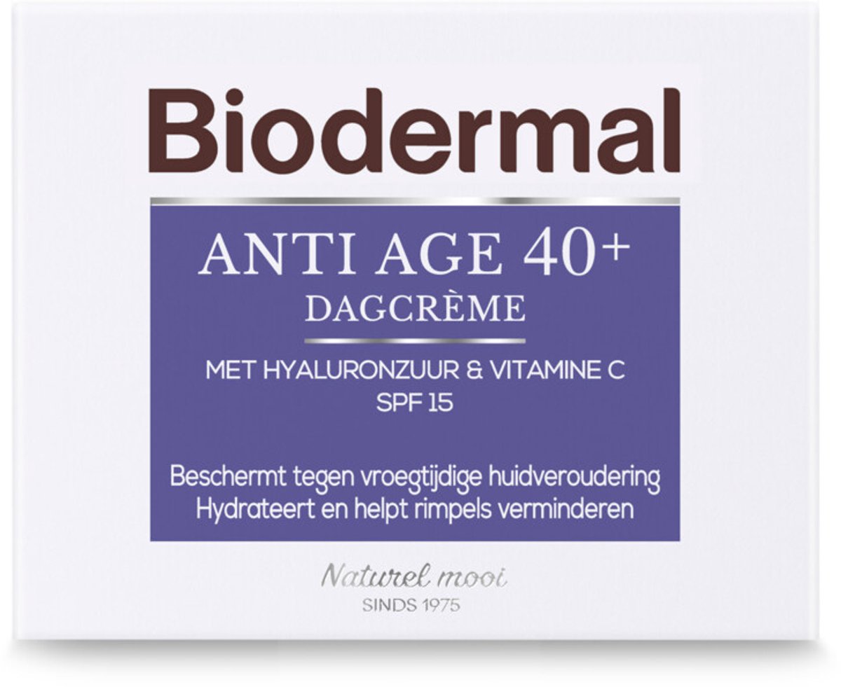 Goedkoopste 2x Biodermal Dagcreme Anti-Age 40 50 ml