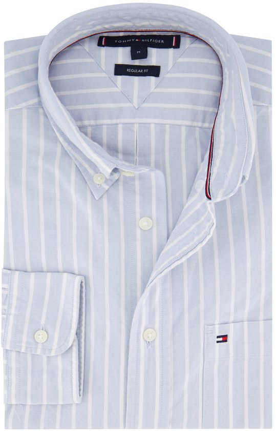 Tommy Hilfiger casual overhemd lichtblauw