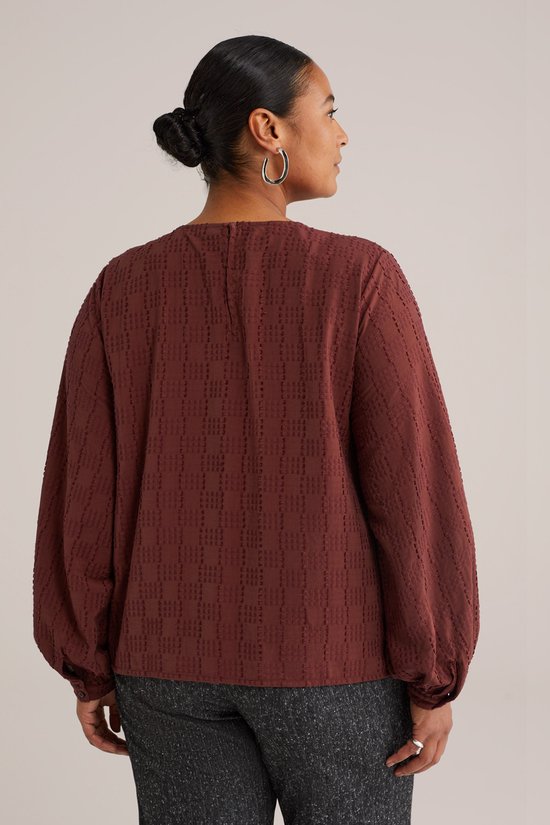 Chemisier femme WE Fashion avec structure - Curve