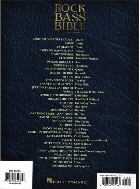 Rock Bass Bible