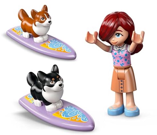 LEGO Friends Surf et scooter s'amusent avec les chiens - 42641