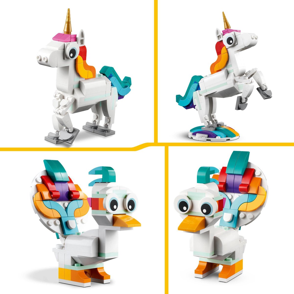 LEGO Creator 3in1 Magische Eenhoorn Speelgoed Set - 31140 — afbeelding 8