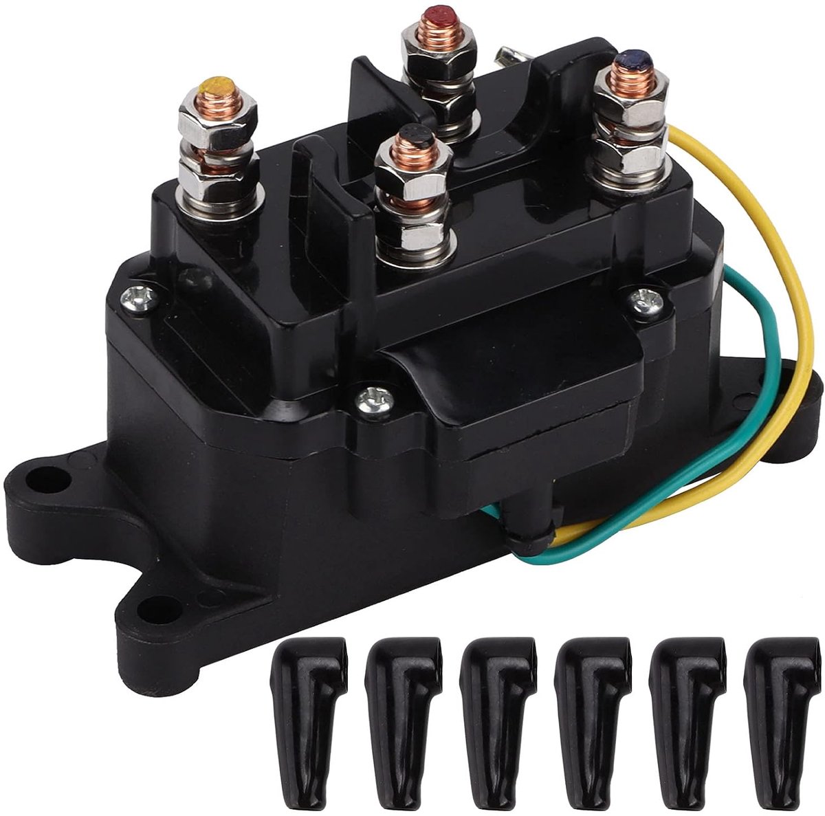 DC12V 250A Rope Wind Relay Magnetic Switch, Solenoid Relay voor lier, High Power Lier Contactor Relay, Remote Control Kit voor UTV 4X4 -trailers