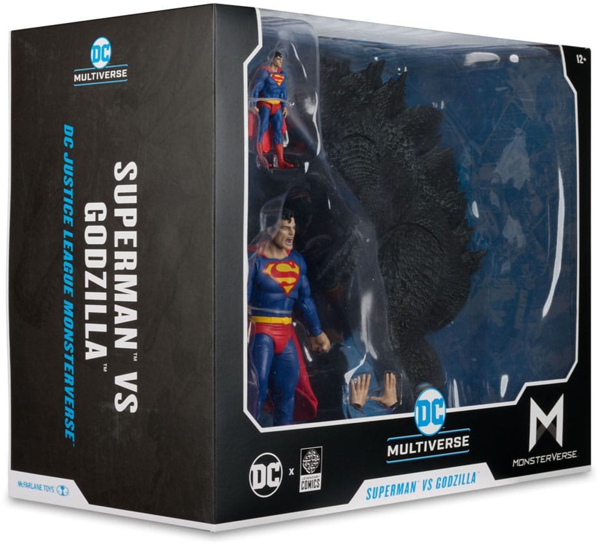 McFarlane Toys DC Justice League Monsterverse DC Multiverse Action Figuur 2-Pack Superman Vs. Godzilla 30 cm Action Figuur — cadeau in Spellen & Speelgoed - foto 5