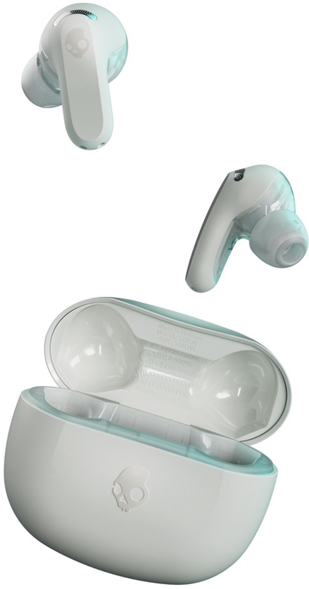 Skullcandy Rail ANC True Wireless in-Ear - Oordopjes Draadloos - Oortjes Draadloos Bluetooth – Wit