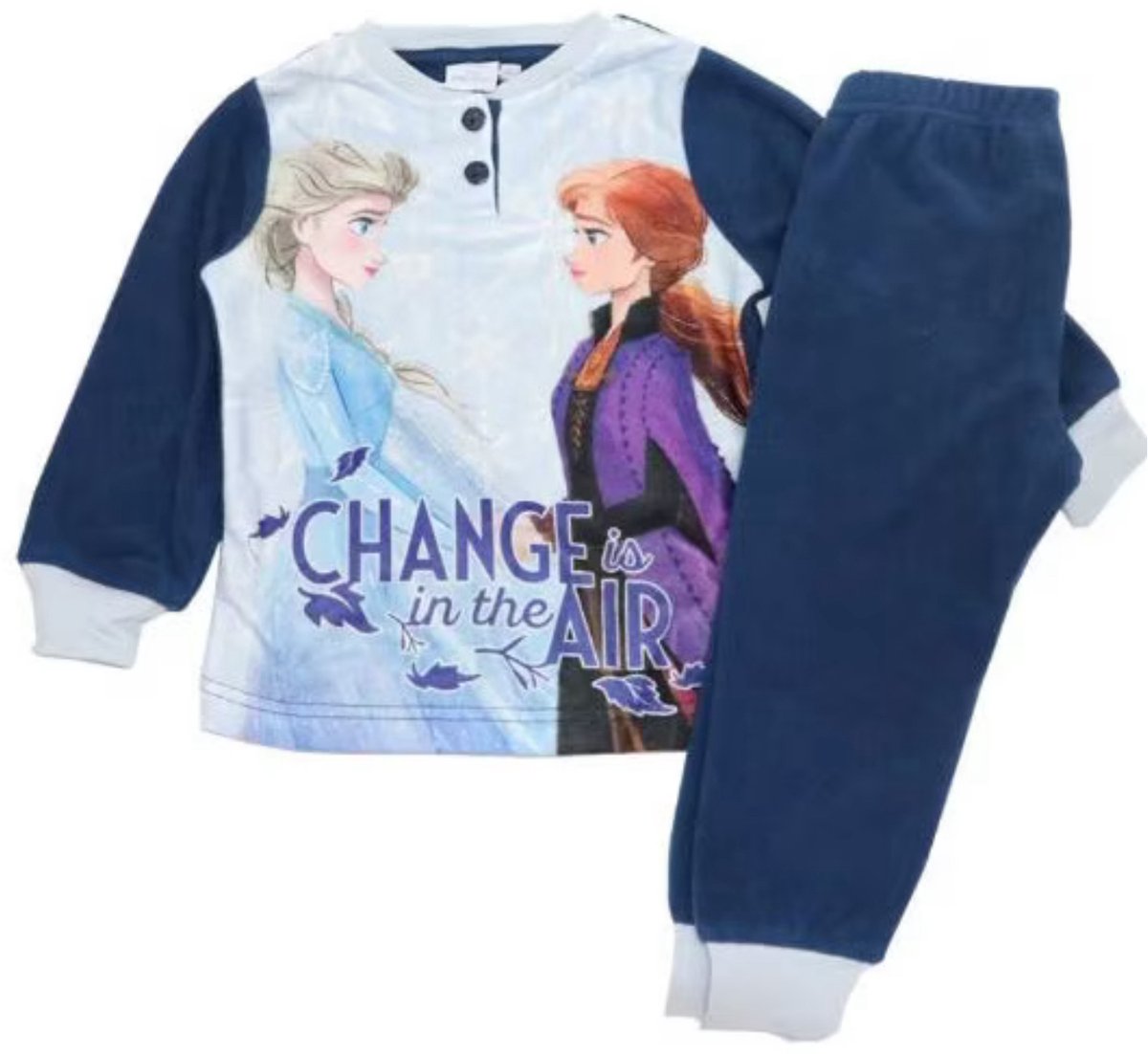 Disney Frozen Pyjama - Change is in the air - Navy - Micro Polar Fleece
