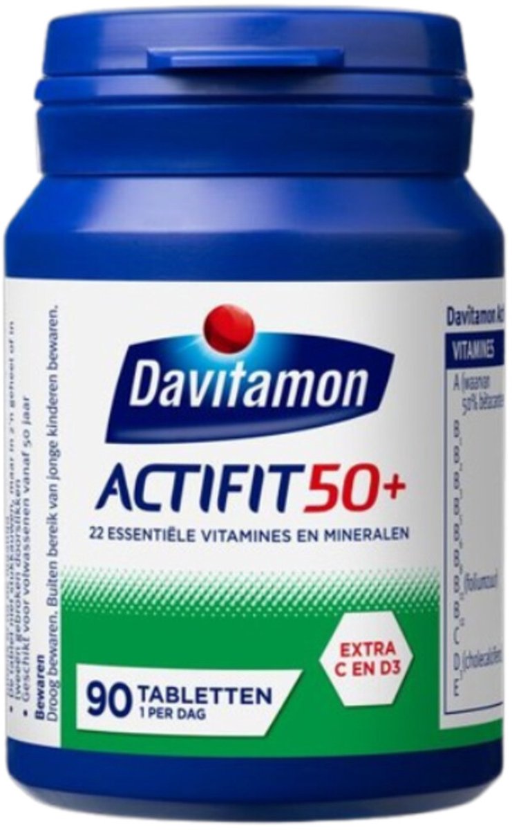 Goedkoopste 2x Davitamon Actifit 50 90 tabletten