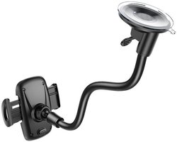 Hoco Pro Telefoonhouder Auto Voorruit - Universele GSM Houder met Verlengde Arm - Super Stevige Zuignap - 360° Draaibaar - Ideaal voor Busjes & Vrachtwagens