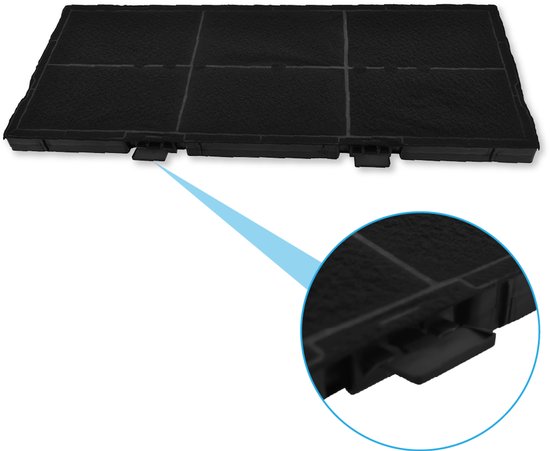 AllSpares Filtre à charbon pour hottes aspirantes adapté à Bosch Siemens Neff 11025806 / Bosch DSZ4561 / Siemens LZ45610 / Neff Z54TC02X0(462x198x30mm)
