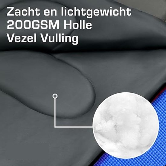 Slaapzak met 200 GSM Vulling en Aanritsbaar - Premium Dekenmodel van Merkloos — afbeelding 4