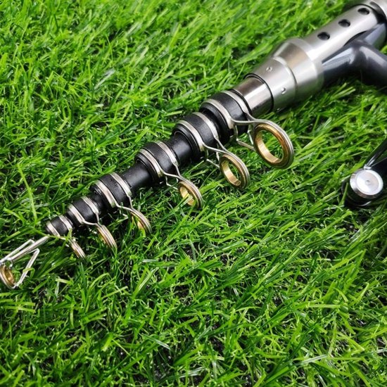 Dutchers® Werphengel 310cm met molen - 37-delige Telescopische Vishengel set - Vissen - Visspullen - Hengel voor Roofvissen - Hengelsport - Hengelset van Dutchers® — afbeelding 4