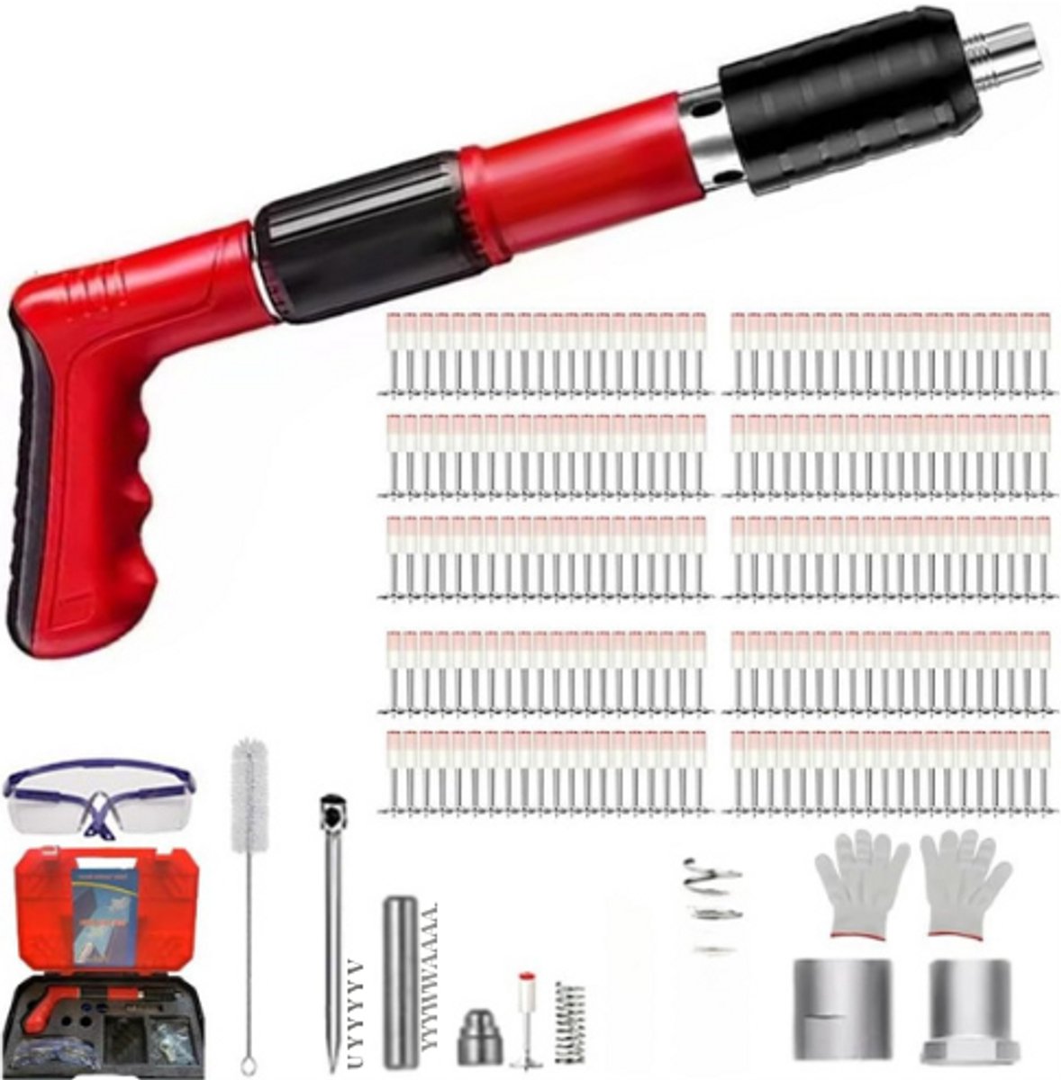 7,3 mm ronde nagels voor nagelpistool - 400 stuks set voor plafonds 7,3 mm ronde nagels voor nagelpistool - 400 stuks set voor plafonds