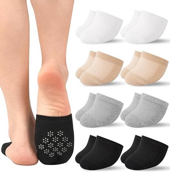 Lot de paires de chaussettes mi-bas antidérapantes pour femme