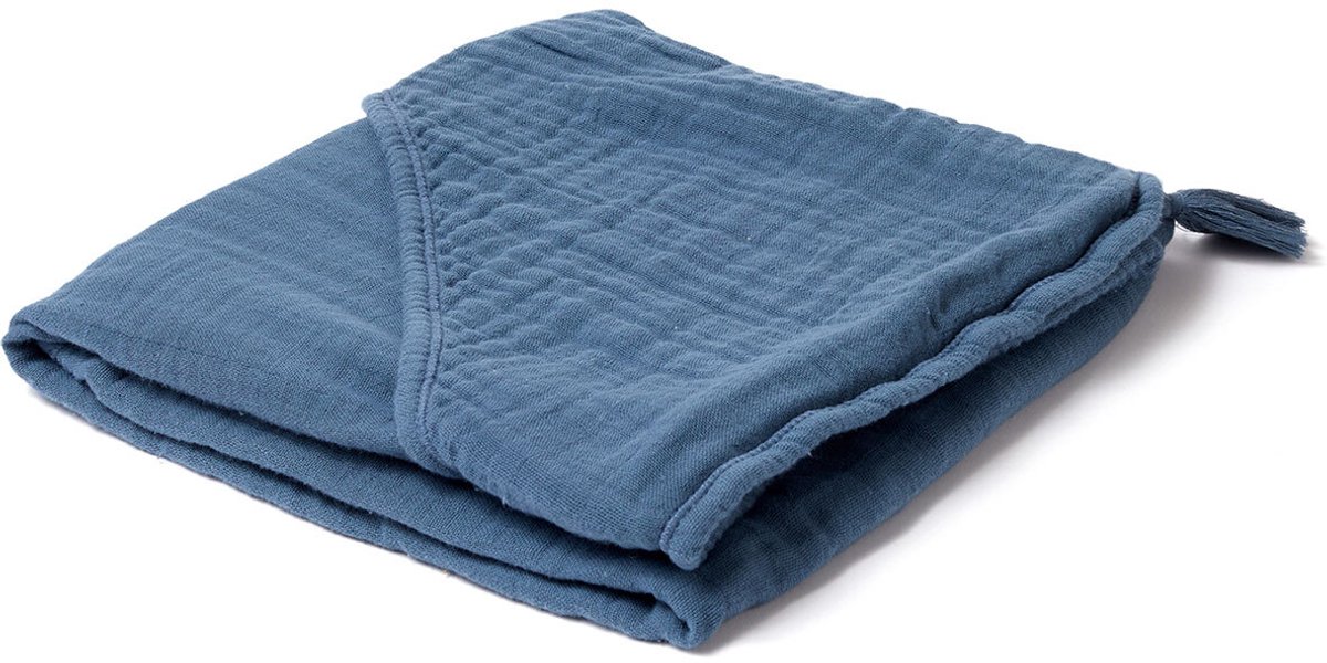 Babyhanddoek OrganicEra Biologische mousseline babyhanddoek met capuchon