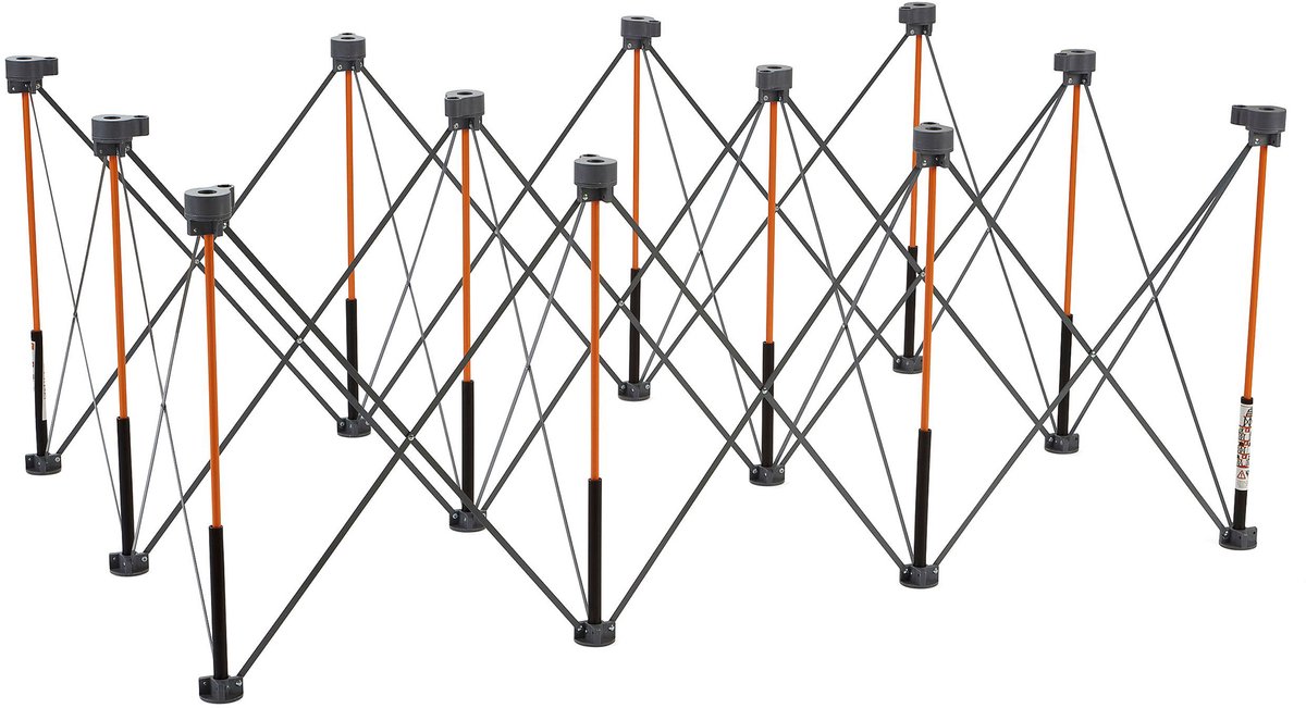 BORA CK12S Centipede universele onderstel 122 x 183 cm hoogte 76 cm + tas