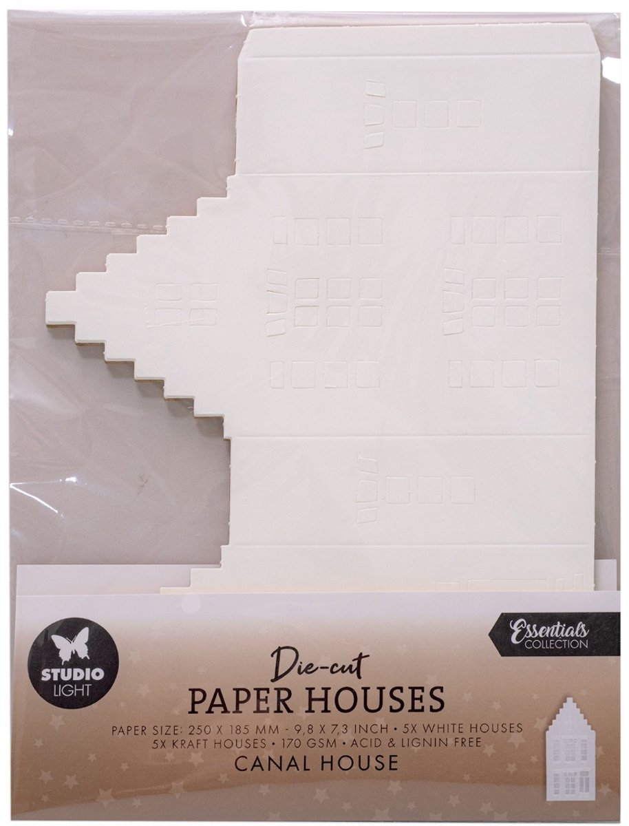 Die-cut paper houses Canal house - Essentials nr. 57