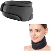 Cervicale kraag - nekbrace voor versletennekwervels - Nekbrace - Nekkraag - nek brace - Cervical Collar - nekbrace cervicale kraag ondersteuning nek - cervicale kraag nekbrace voor slapen - 1 Stuks - Zwart