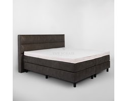 Boxspring Kiev 120x200 - van Schaik Bedding - Incl Pocket matrassen & HR55 Topper