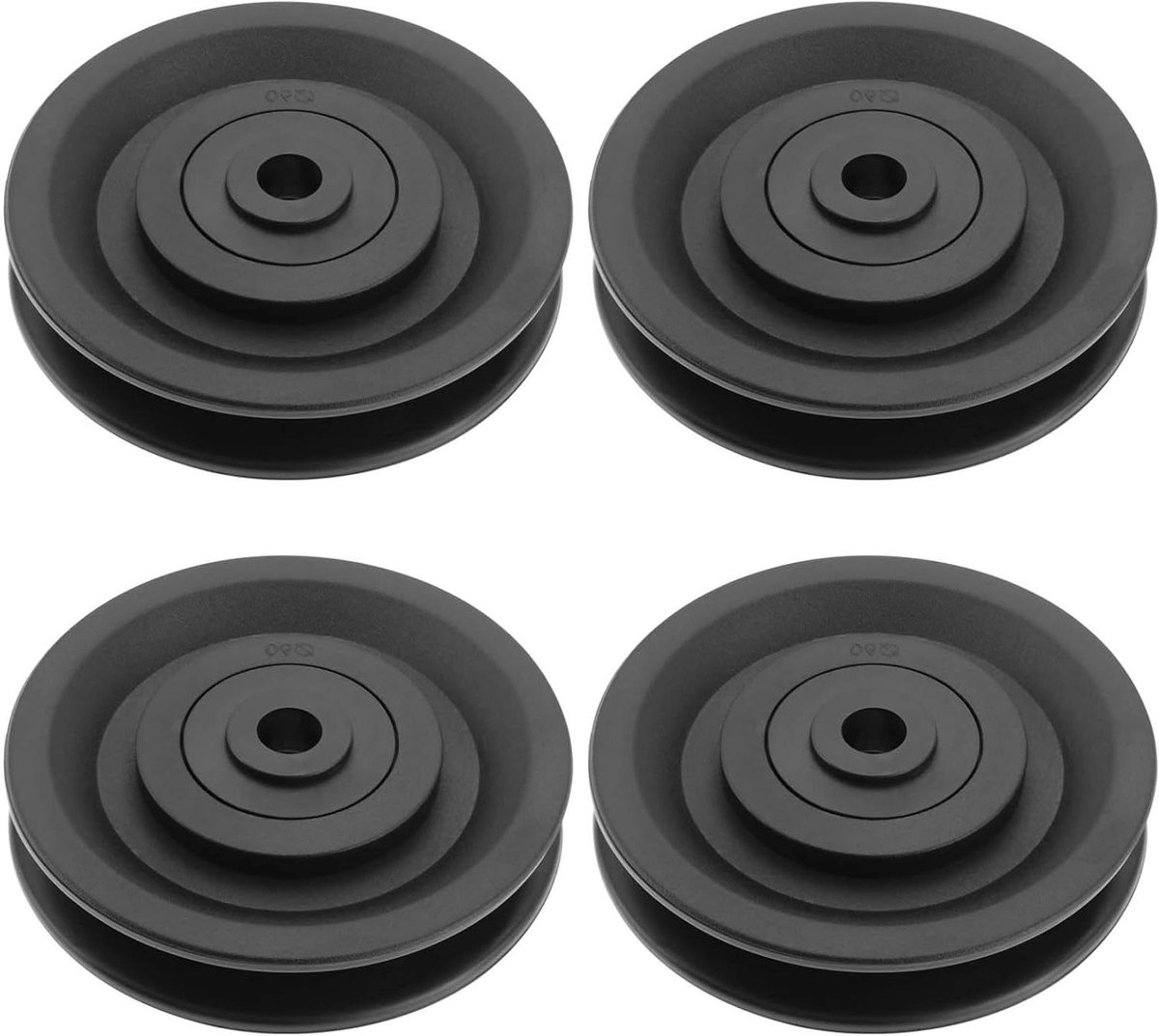 **Allecto Plus - 4x 90mm Fitness Katrol Wiel - Lager Katrollen Voor Gym Apparatuur - Slijtvast Onderdeel voor thuisgym**