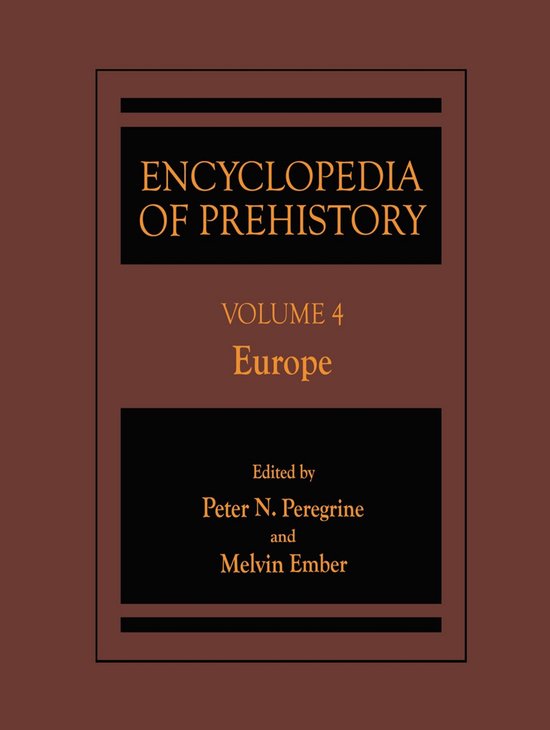 Encyclopedia of Prehistory - cover