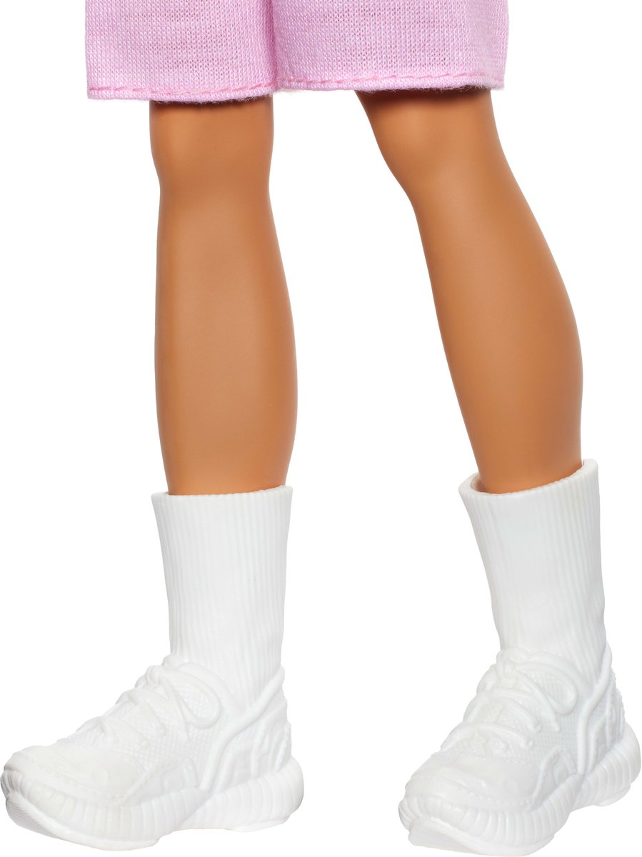 Barbie Fashionistas Ken Pop - Blond haar en rood-wit gestreepte polo — afbeelding 3