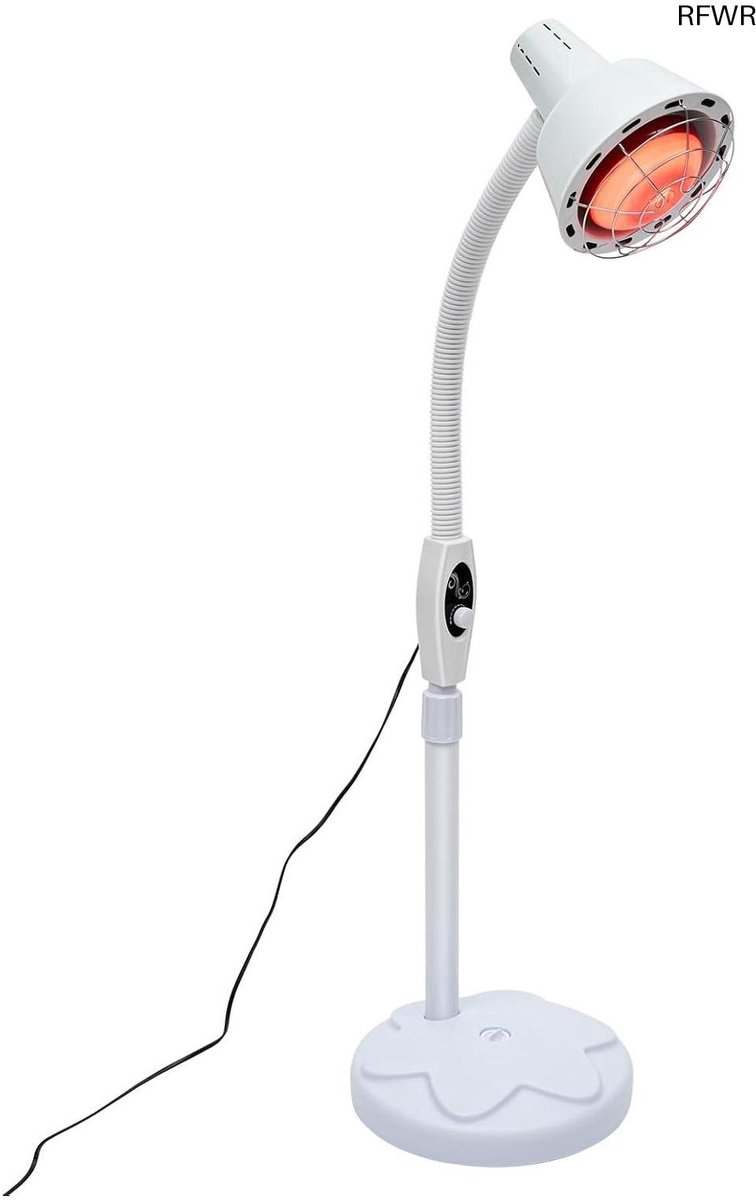 RFWR® Infraroodlamp 275 W met Instelbare Temperatuur en 360 Graden Rotatie voor Thuis