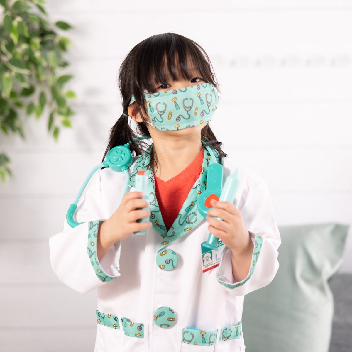 Melissa & Doug – Verkleedset dokter – Inclusief stethoscoop met geluid — afbeelding 8