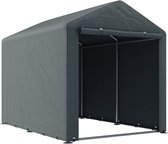Outsunny-Garagenzelt-Galzenter Stahl, PE-Gewebe-160L x 218W x 172H cm-Dunkelgrau