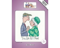 Heritage Crafts borduurpakket 'all I need' 1864A telpatroon