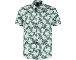 Gents - Korte mouw palmprint groen - Maat XXL