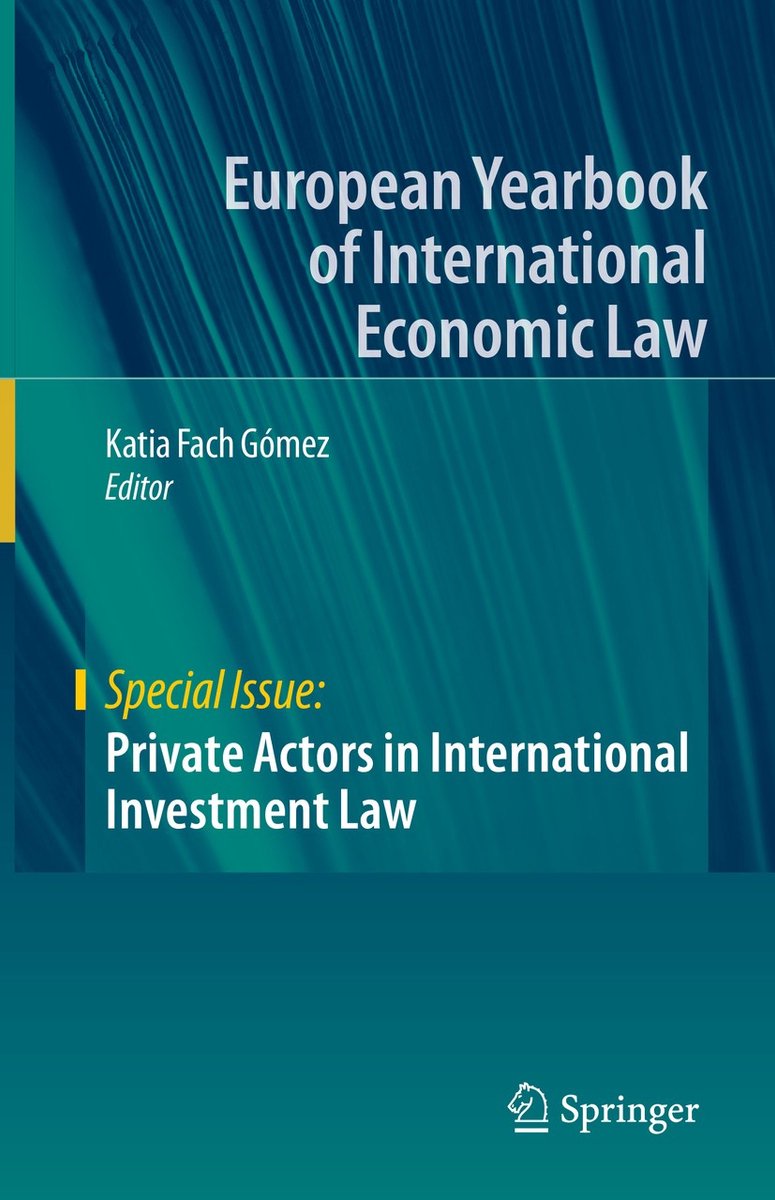 Private Actors in International Investment Law op Prijzenvolger.com