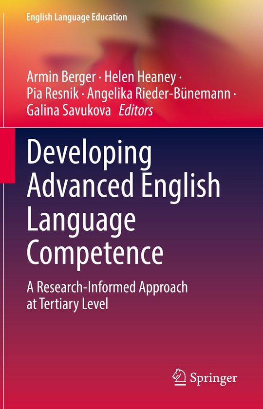 English Language Education22- Developing Advanced English La ... - cover