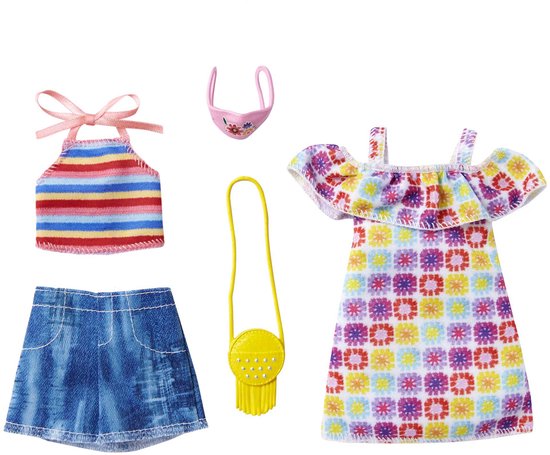 Barbie Poppenkleding Fashion Meisjes Polyester 5-delig. van Barbie — afbeelding 3