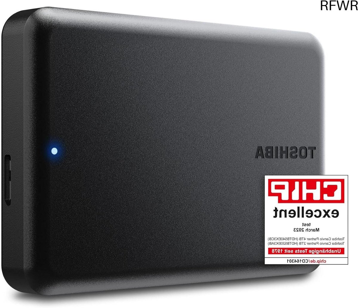 RFWR® 4TB Draagbare Externe HDD - 2,5 Inch, USB 3.2 Gen 1, Compatibel met Mac en Windows