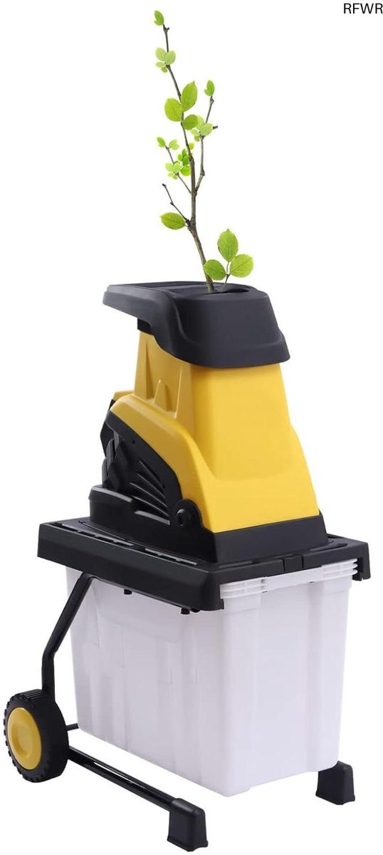 RFWR® Elektrische houthakselaar 2500W met opbergdoos en 450mm snijdiameter