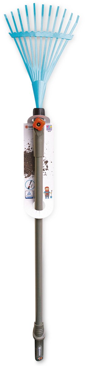 Gardena Kinder Bladhark - Tuingereedschap Kinderen - Verwisselbaar Systeem - 88,5 cm Steel - Kunststof en Staal - Vanaf 3 Jaar van GARDENA — afbeelding 2