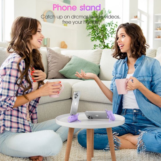 Sounix mini Powerbank avec Lampe de Poche - 5 000 mAh - Powerbank iPhone 12/13/14/15 - Lightning/USB-C - Chargeur rapide & affichage LED de la batterie - 12 Watt - Violet